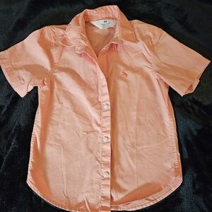 H&M toddler boys button down shirt Size 4T